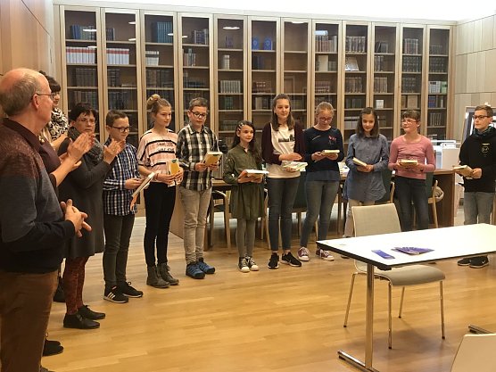 Bezirksentscheid Vorlesewettbewerb (Foto: Pressestelle Stadt Nordhausen) Bezirksentscheid Vorlesewettbewerb (Foto: Pressestelle Stadt Nordhausen)