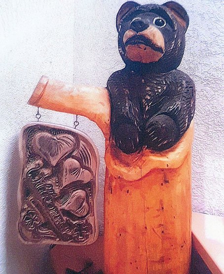 Holzb&auml;r (Foto: Polizei)