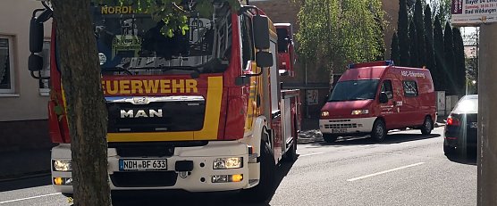 Feuerwehreinsatz im Landratsamt (Foto: nnz)