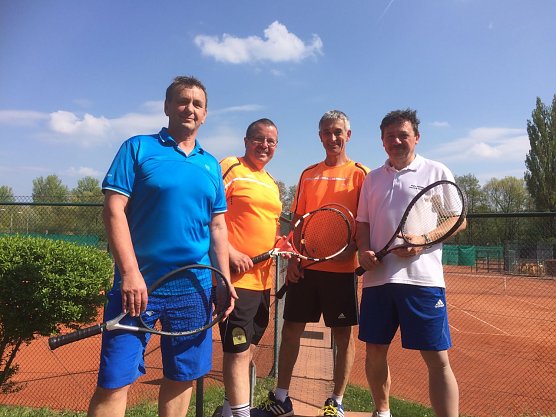 v.l.: Thomas Preis, Peter Behrschmidt, Jochen Friedrich und Michael Wachtel (Foto: Peter Behrschmidt)