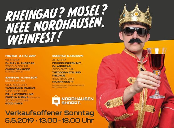 Weinfest und Autofrühling eröffnen den Mai (Foto: Pressestelle Stadt Nordhausen) Weinfest und Autofrühling eröffnen den Mai (Foto: Pressestelle Stadt Nordhausen)