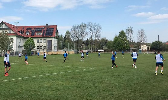 Training am 1. Mai (Foto: Wacker 90 Nordhausen)