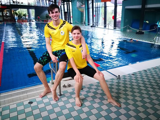 Benedict V&ouml;lker Jahrgang 2003 und Veronique K&ouml;nig Jahrgang 2005 (Foto: SVN 90 e.V.)