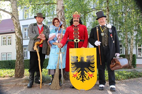 Die Rolandgruppe darf bei ihrem Fest nat&uuml;rlich nicht fehlen (Foto: Pressestelle Stadt Nordhausen)