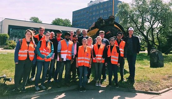 Zu Gast bei Schachtbau (Foto: Volker Asemann)