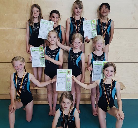Erfolgreiche Turnerinnen (Foto: privat)