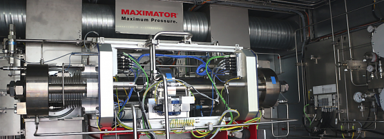 Alles aus einem Guss - die Wasserstofftankstelle der Firma Maximator (Foto: Angelo Glashagel)