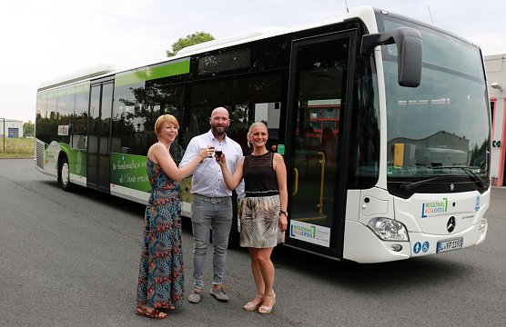 Jessica Piper, Marco Wohlenberg und Mariana Kohlhause (Foto: Pressestelle Landratsamt Nordhausen) Jessica Piper, Marco Wohlenberg und Mariana Kohlhause (Foto: Pressestelle Landratsamt Nordhausen)