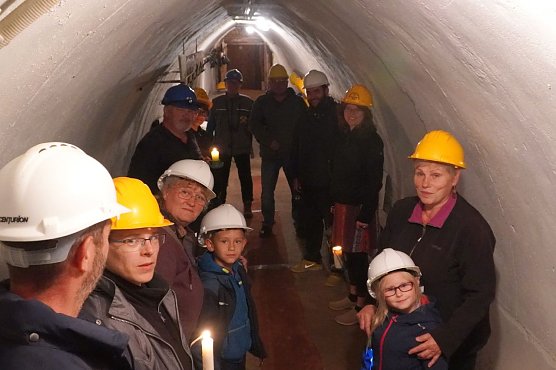 Mitternachtsbefahrung in der Langen Wand (Foto: Lydia Schubert)