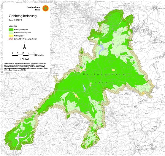 Zonierungen (Foto: Nationalpark Harz)