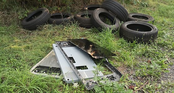 Einfach mal entsorgt (Foto: nnz)