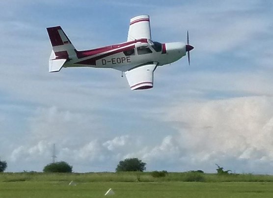 Flug auf Wolke sieben (Foto: Peggy Jahn)