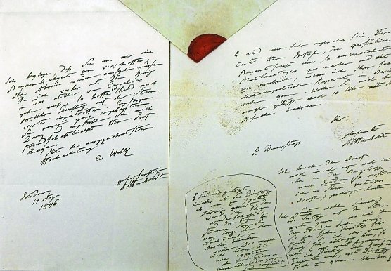 Briefe an Kramer (Foto: H.Kneffel)