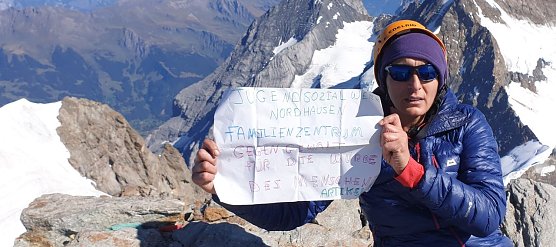 PR-Aktion 4.000 Meter H&ouml;he (Foto: privat)