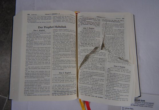 Vandalismus in Ellricher Kirche (Foto: Landespolizeiinspektion Nordhausen)