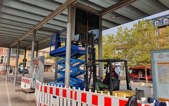 Fahrgastanzeigen (Foto: Verkehrsbetriebe Nordhausen)