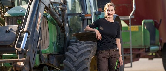 Kann auch mit schweren Maschinen umgehen (Foto: privat)