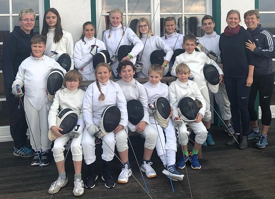 Die jungen Fechter des FSC Nordhausen im Trainingslager (Foto: Susanne Nicoleizig) Die jungen Fechter des FSC Nordhausen im Trainingslager (Foto: Susanne Nicoleizig)