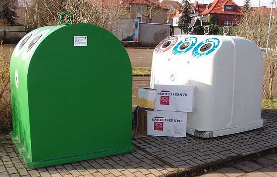 Pappe hat dort nichts zu suchen (Foto: M. Garke) Pappe hat dort nichts zu suchen (Foto: M. Garke)