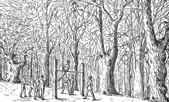 turnen im Gehehe (Foto: Hist. Bilderbuch 1000 Jahre NDH)