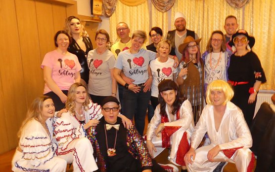 In Werther startete man mit einer Schlagernacht in die Karnevalssaison (Foto: G&uuml;nther Rau)