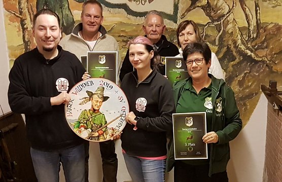 Die Sieger des Harzer Wilddiebschie&szlig;ens 2019 (Foto: Angelika Engler)