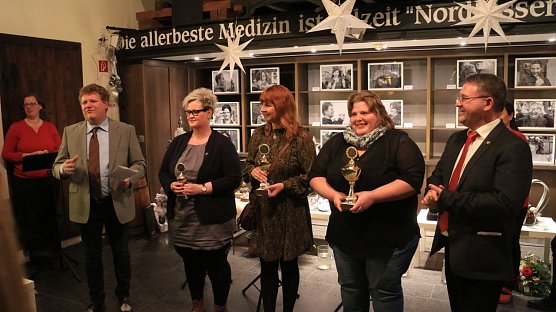 Haben die Jury &uuml;berzeugt: v.l. Mareen Tetzel, Katrin Eberhard und Bianca Henzel (Foto: Angelo Glashagel)