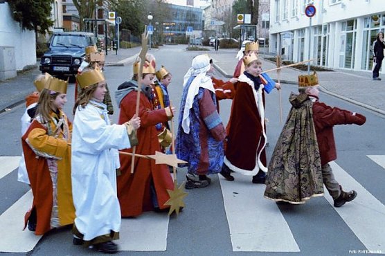 Sternsinger unterwegs (Foto: privat)