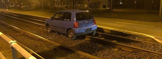 Die Fahrt endete im Gleisbett (Foto: privat)