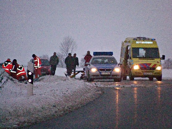 Schwerer Unfall (Foto: S. Luck)