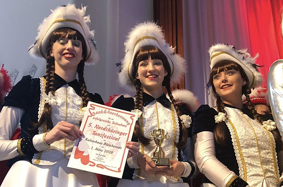 In der Kategorie Gardetanz konnten die G&ouml;rsbacher Gardem&auml;dels &uuml;berzeugen (Foto: Thomas Rzehak)