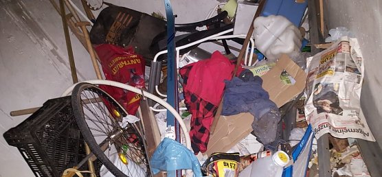 Die etwas andere Entsorgung von Hausm&uuml;ll (Foto: privat)