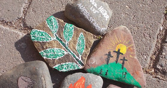 Ostersteine (Foto: F.Tuschy)