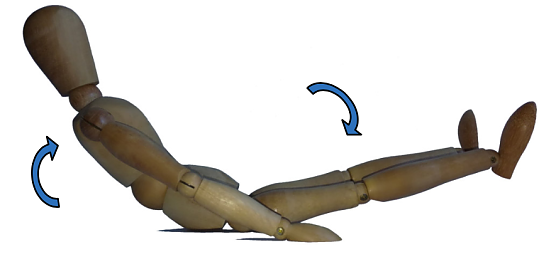 Beidbeiniges Strecken (Foto: Martin R&auml;cke)