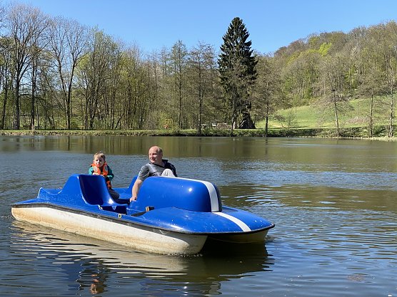Mike Muth auf dem Gondelteich (Foto: Sandra Witzel)