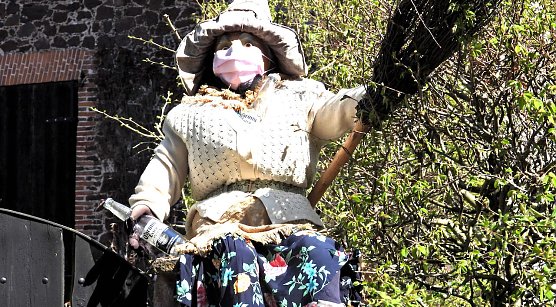 Maskierte Hexe (Foto: Peter Blei) Maskierte Hexe (Foto: Peter Blei)