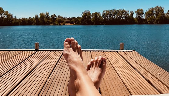 Der Bielener Kiesschacht l&auml;dt ab Pfingstmontag wieder ein (Foto: Badehaus Nordhausen)