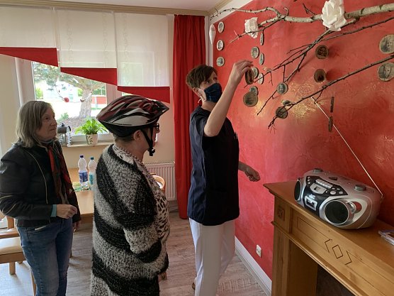 Beim Bewohner- Mobil&eacute; geizten die Bewohner nicht mit Eigeninitiative (Foto: Danny Kais)