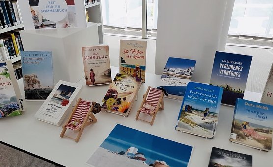 Bücherauaswahl zum Sommer (Foto: ©Stadtbibliothek Nordhausen) Bücherauaswahl zum Sommer (Foto: ©Stadtbibliothek Nordhausen)