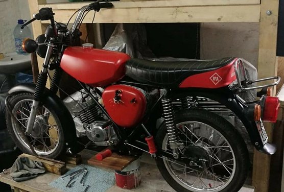 Die geklaute Simson (Foto: nnz)