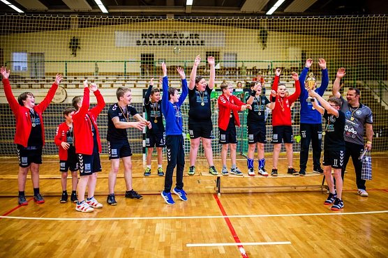 Handballer in Nordhausden (Foto: F.Ollech)