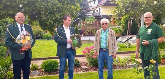 Ehrung f&uuml;r Alfred Fuhrmann (Foto: A.Engler)
