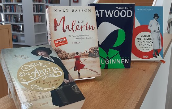 Lesetipp zu "starken Frauen" (Foto: Stadtbibliothek Nordhausen)