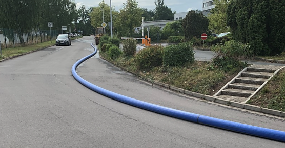 Die neuen Rohrleitungen werden für den Einzug vorbereitet (Foto: Südharz Klinikum Nordhausen) Die neuen Rohrleitungen werden für den Einzug vorbereitet (Foto: Südharz Klinikum Nordhausen)