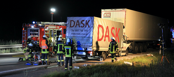 Schwerer Unfall auf der A38 (Foto: S. Dietzel) Schwerer Unfall auf der A38 (Foto: S. Dietzel)