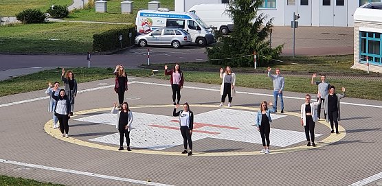 Auszubildende am S&uuml;dharz Klinikum (Foto: SHK)