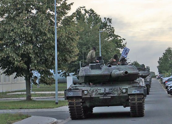 Panzerkompanie in Bad Frankenhausen verabschiedet  (Foto: Karl-Heinz Herrmann)