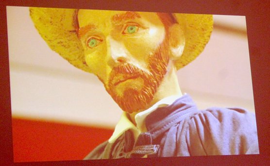 Eine Van-Gogh-Marionette aus der Flohburg-Ausstellung (Foto: emw) Eine Van-Gogh-Marionette aus der Flohburg-Ausstellung (Foto: emw)