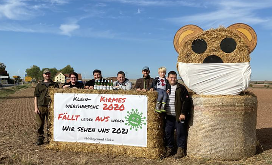 Die Kirmes in Kleinwerther f&auml;llt leider aus, die Kirmesburschen blicken aber schon einmal auf das kommende Jahr (Foto: Kirmesburschen Kleinwerther)