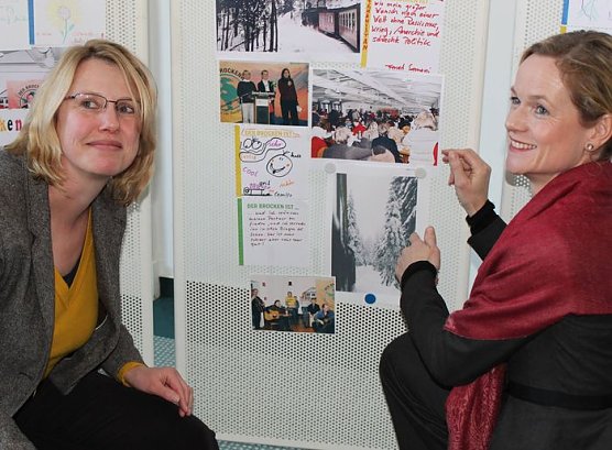 &Uuml;bergeben (Foto: J. Piper)